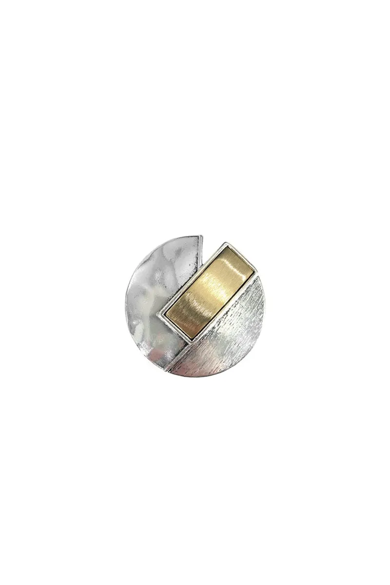 Abstract Magnetic Brooch