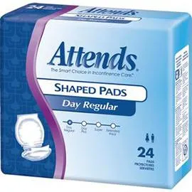 Attends Shaped Pads, Super - One pkg of 18 each