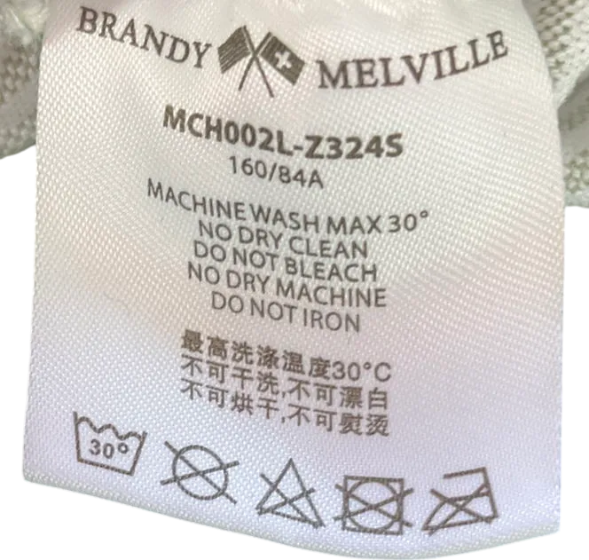 Brandy Melville White Nanda Pants UK S/M
