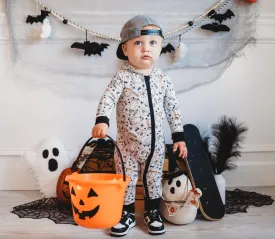 Dream Big Little Co - Capes and Skates Dream Hoodie Romper