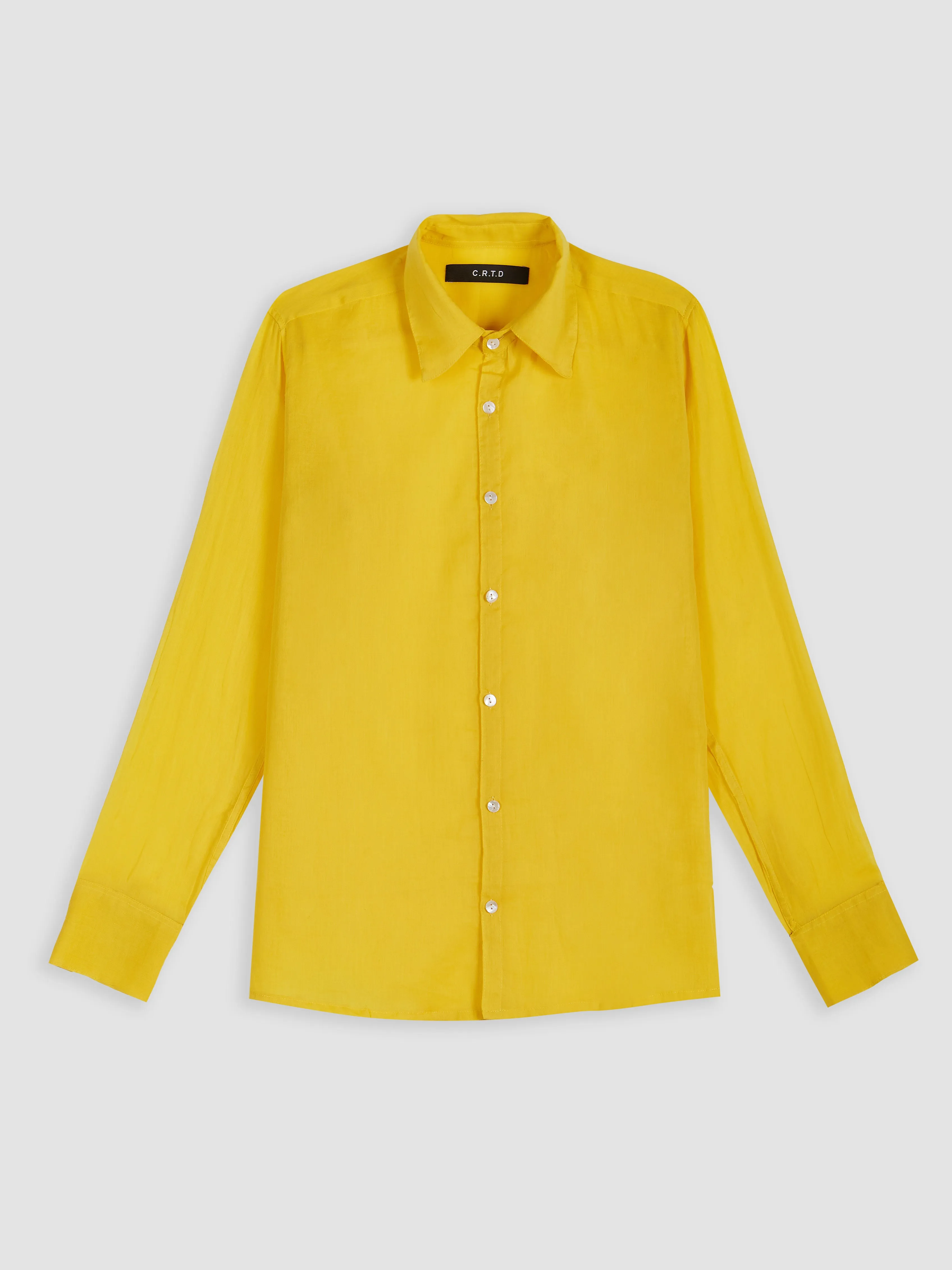 ESSENTIAL SHIRT IN MUSTARD YELLOW