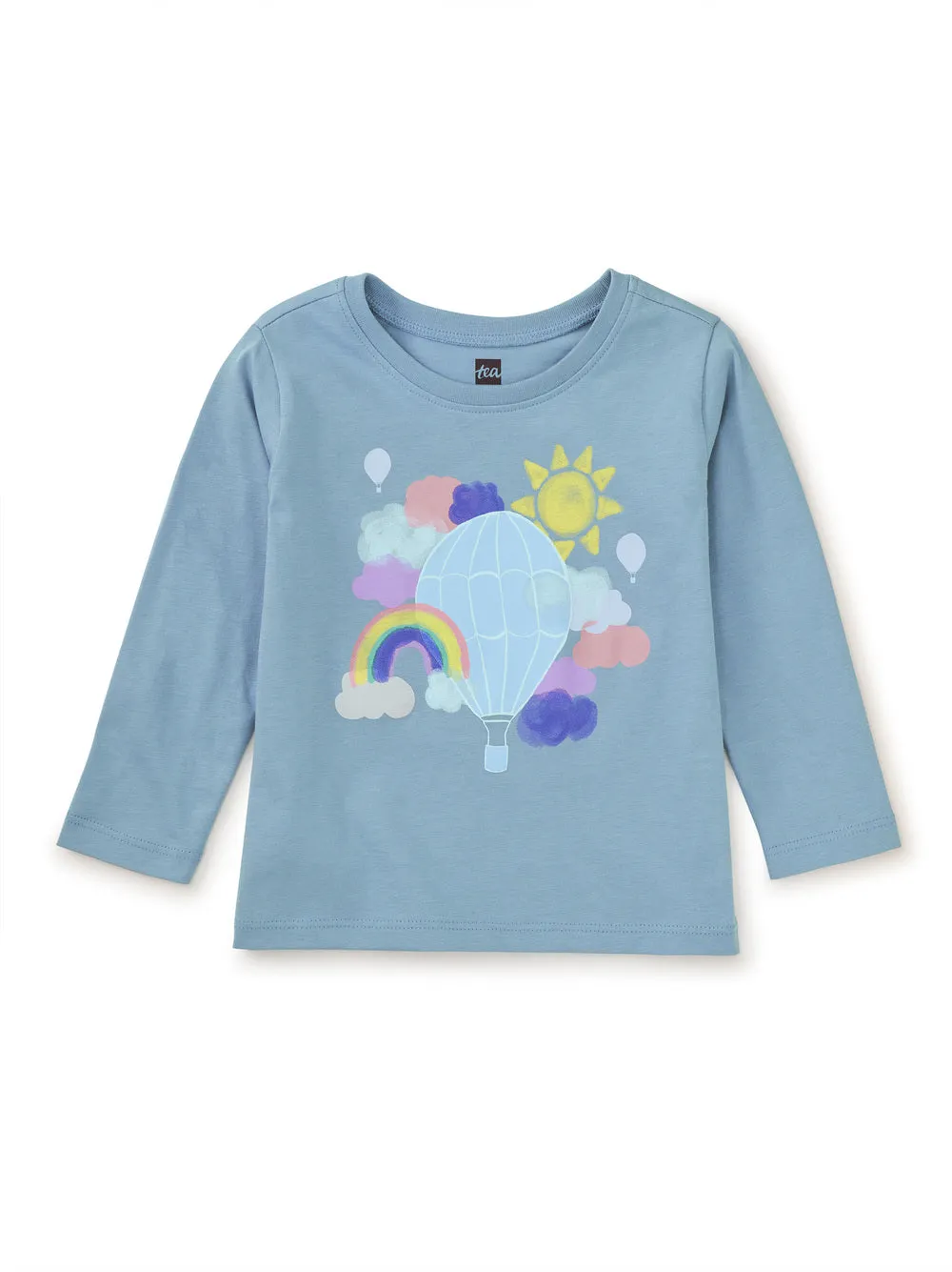 Hot Air Balloon Graphic Tee - Cloud by Tea Collection - FINAL SALE