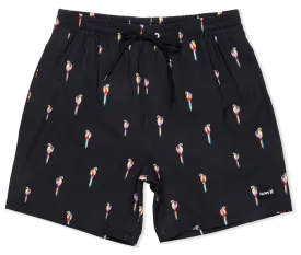 Hurley Mens Black Combo Cannonball 17" Volley Short