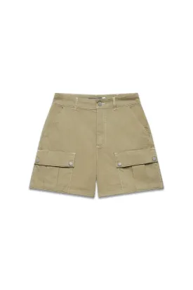 Khaki Casual Cargo Shorts