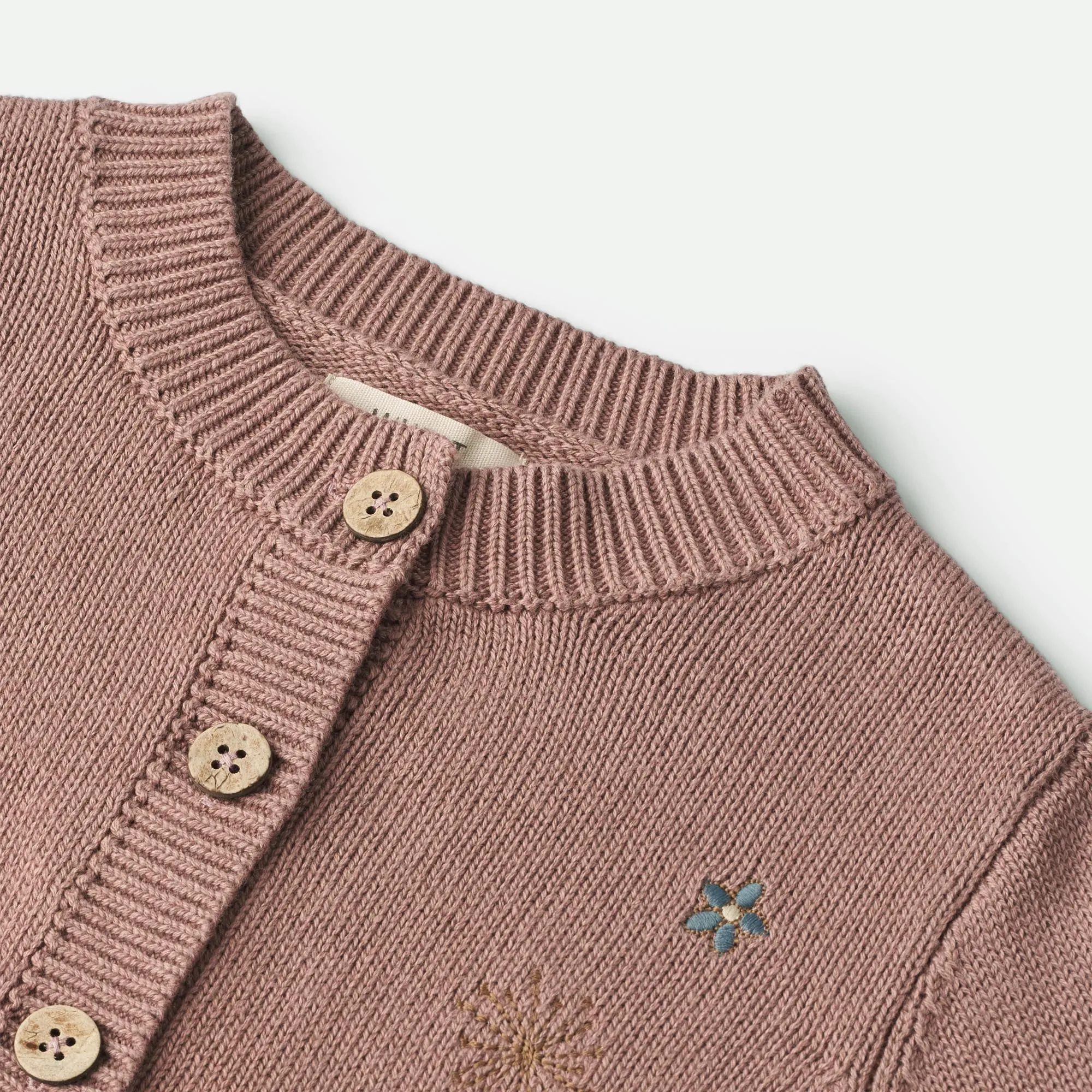 Knit Cardigan Ella - lavender rose