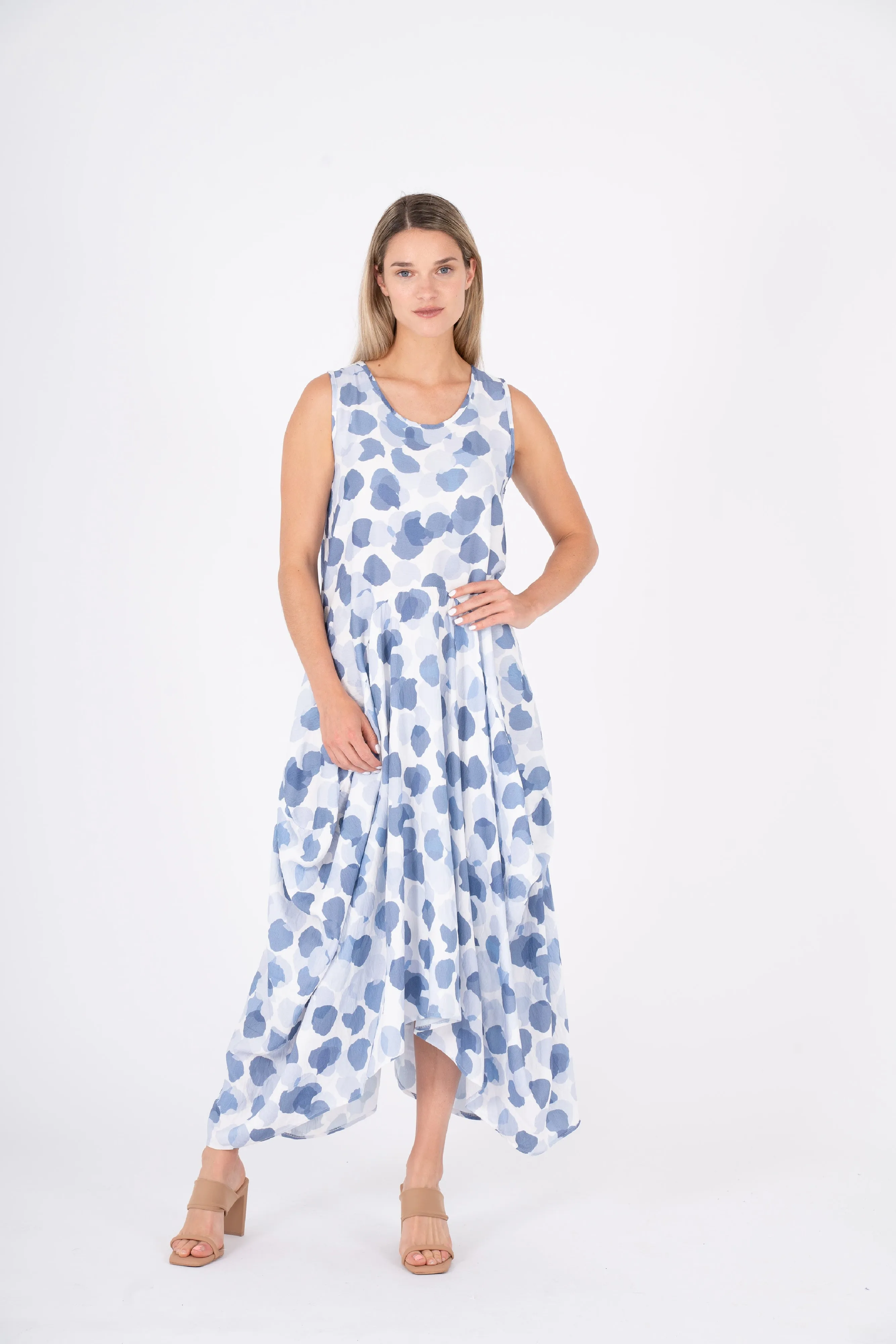 M Made in Italy  Ladies Woven Sleeveless Dress