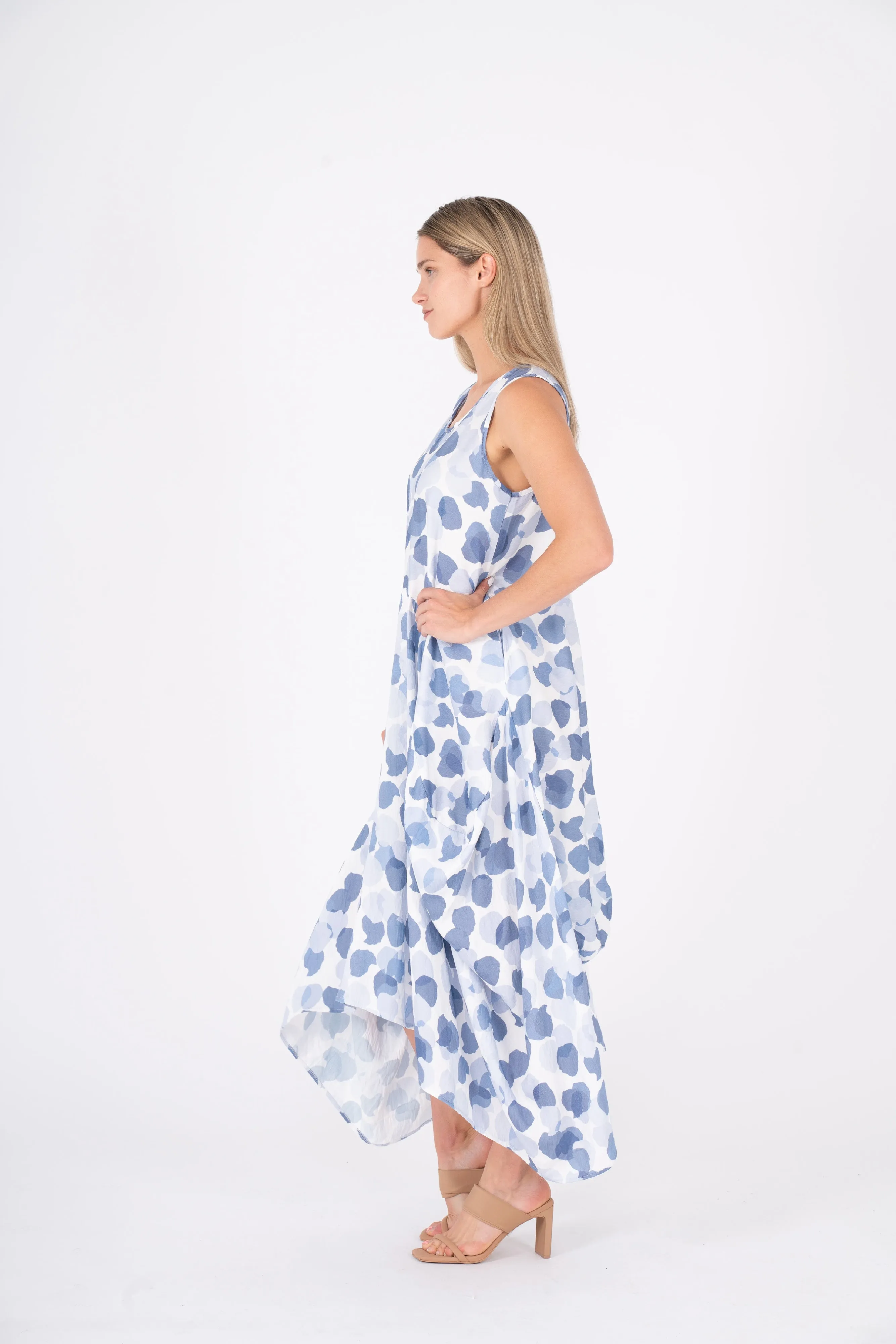 M Made in Italy  Ladies Woven Sleeveless Dress