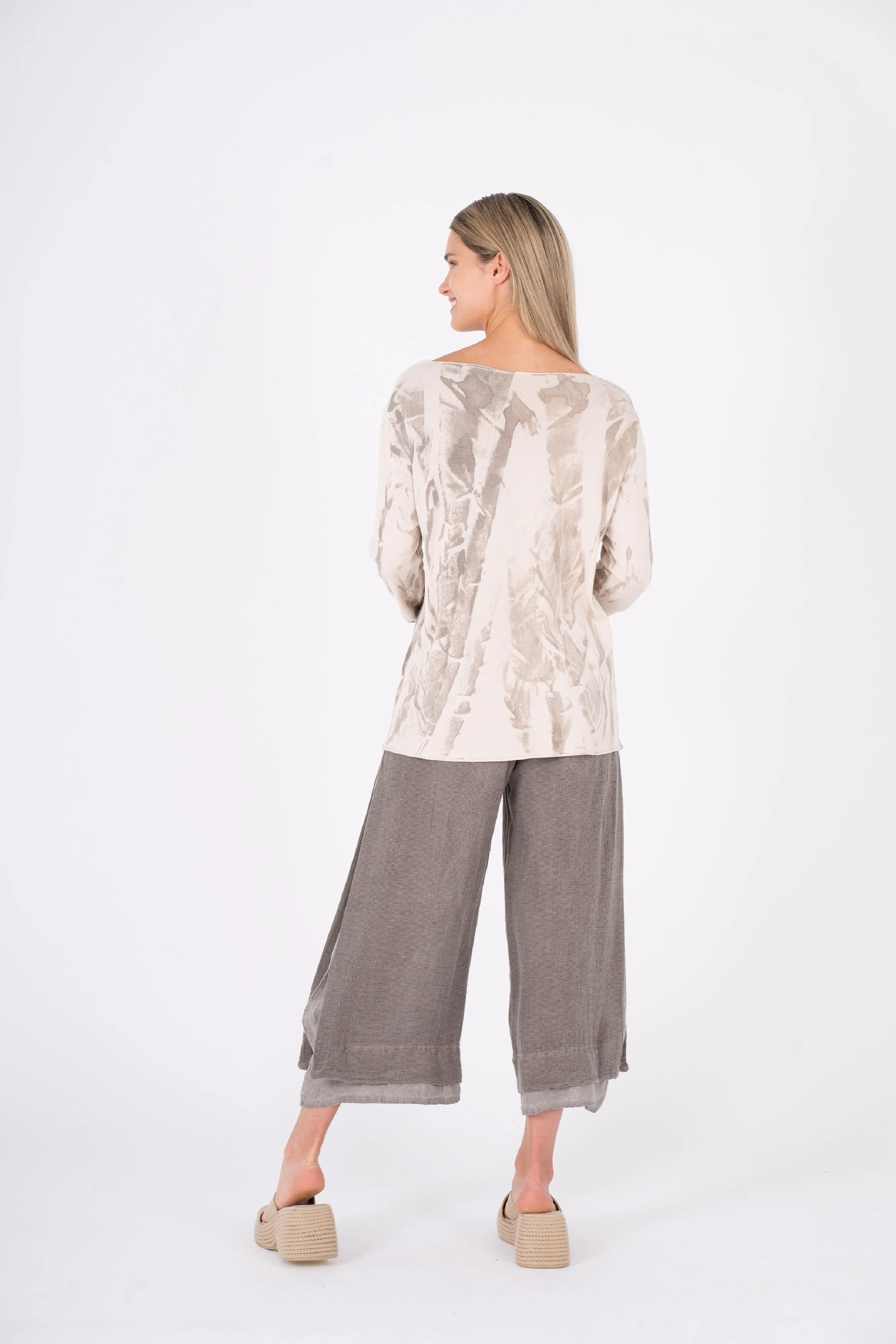 M Made in Italy  Ladies Woven Sweater