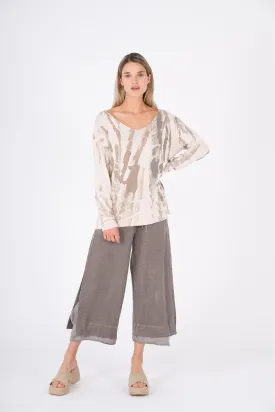 M Made in Italy  Ladies Woven Sweater