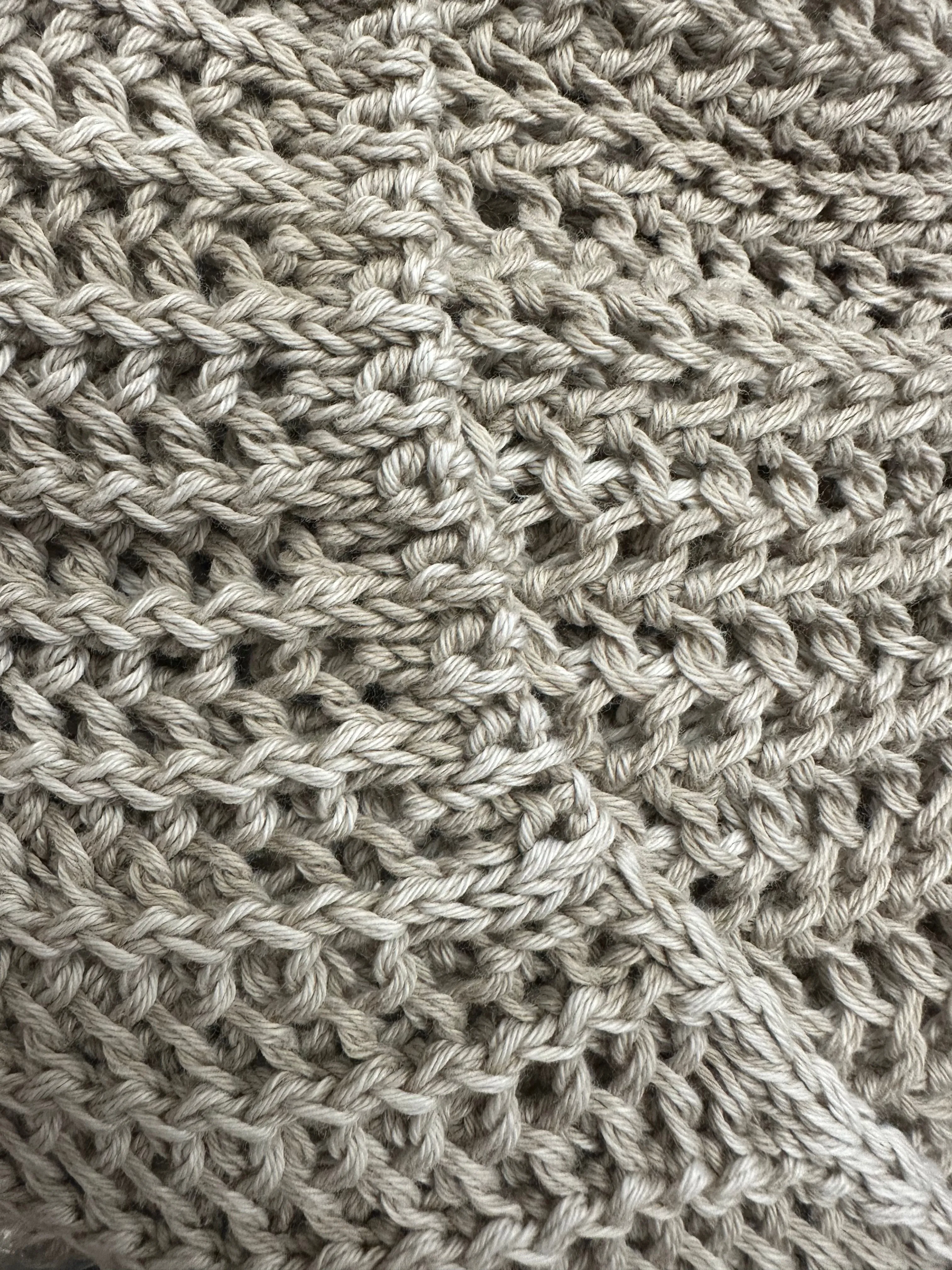 Open Knit Pocket Sweater