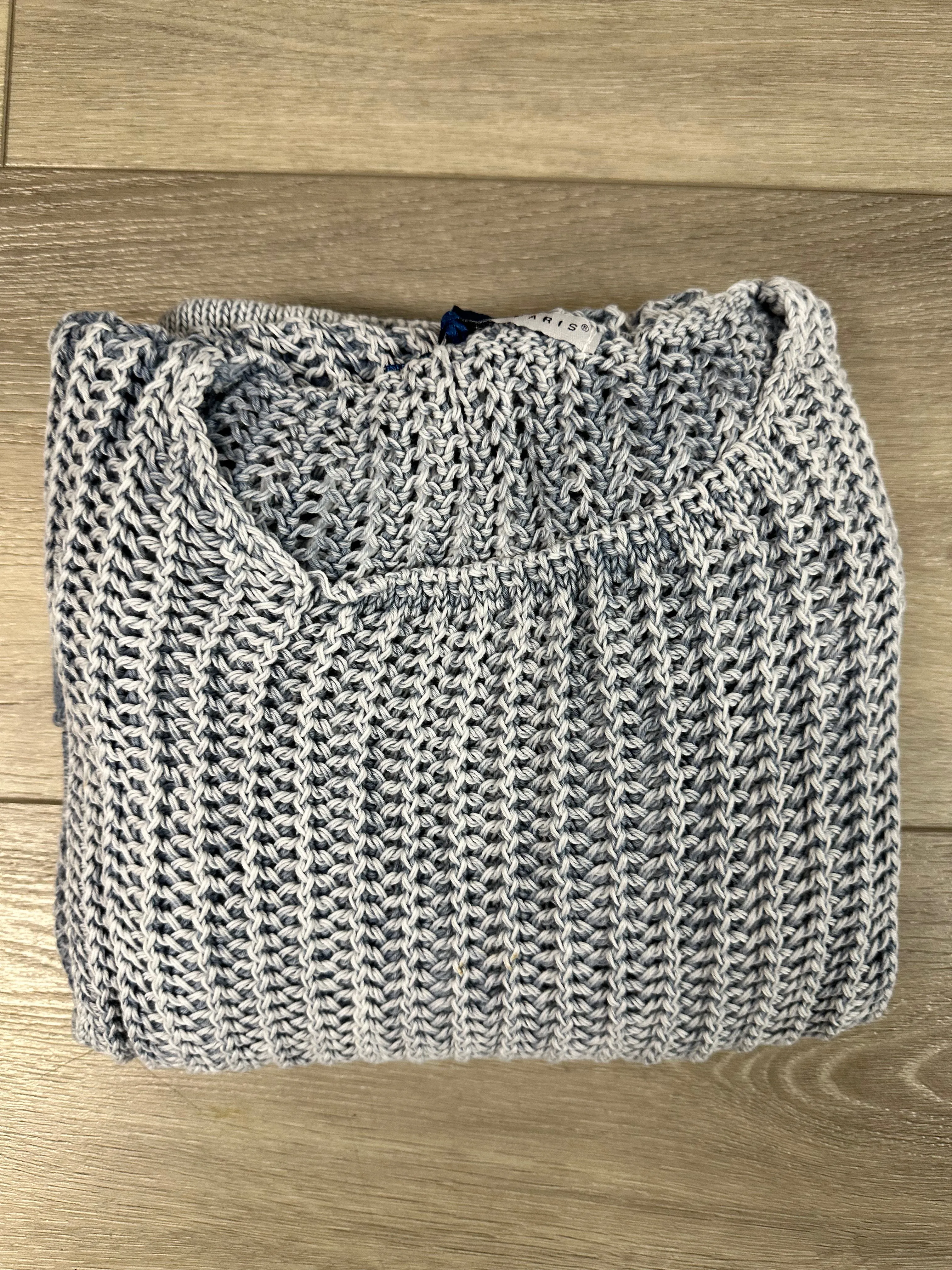 Open Knit Pocket Sweater