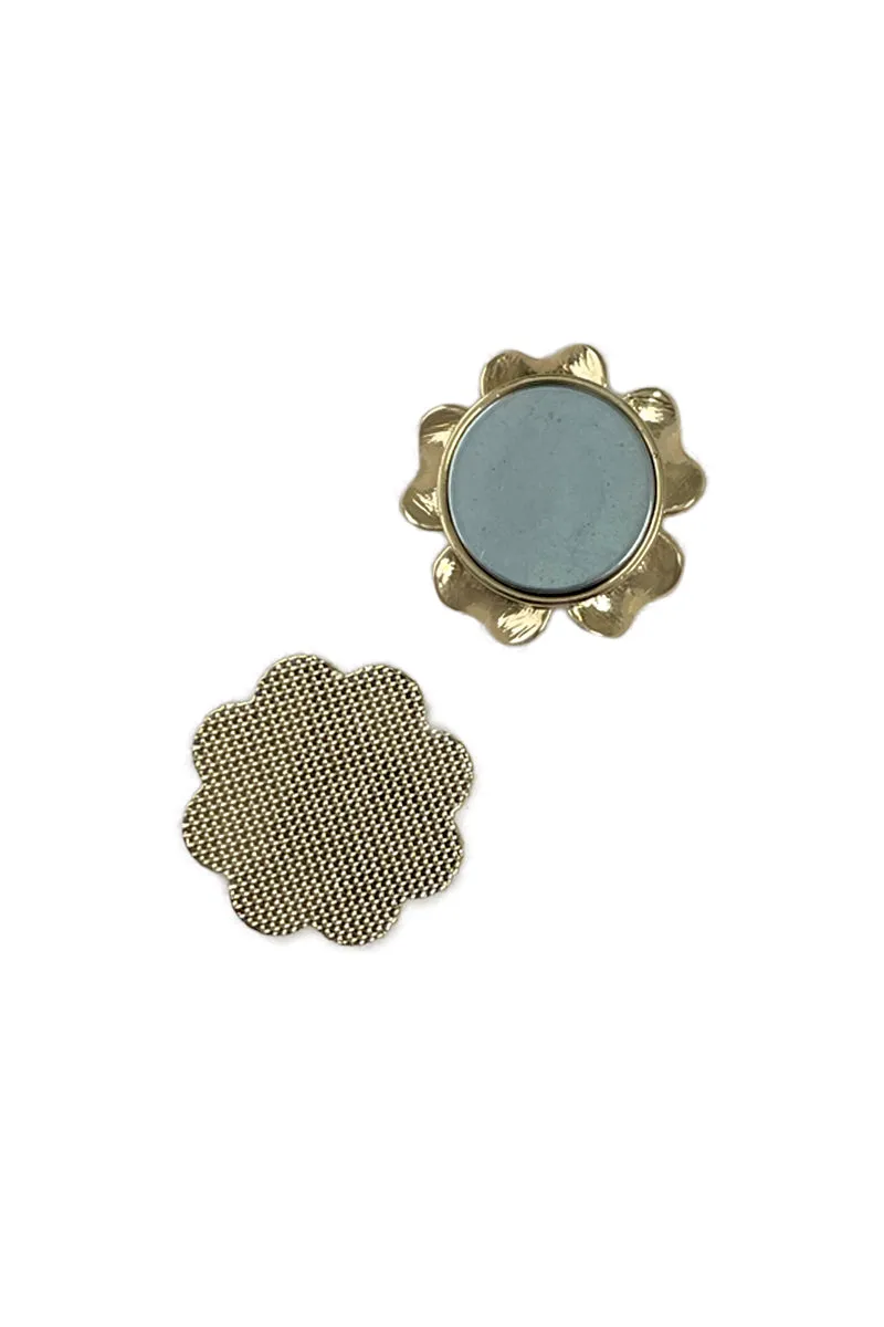 Pansy Flower Magnetic Brooch