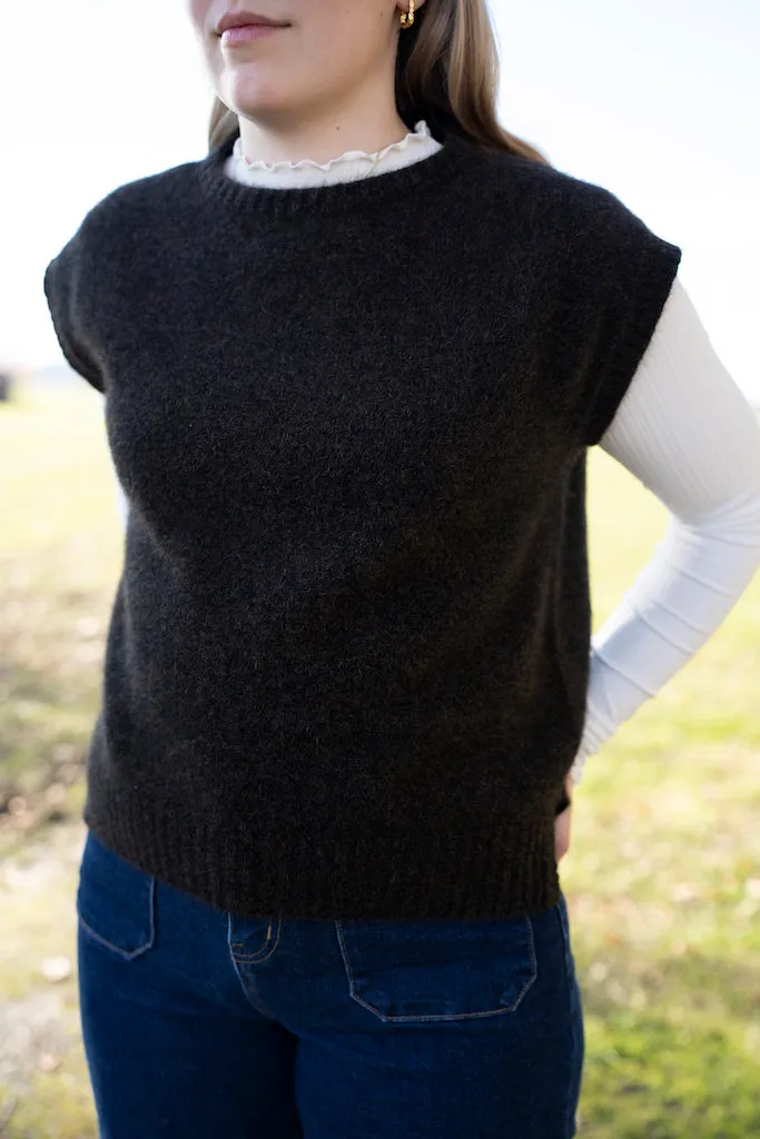 Serene vest - Brown Marl