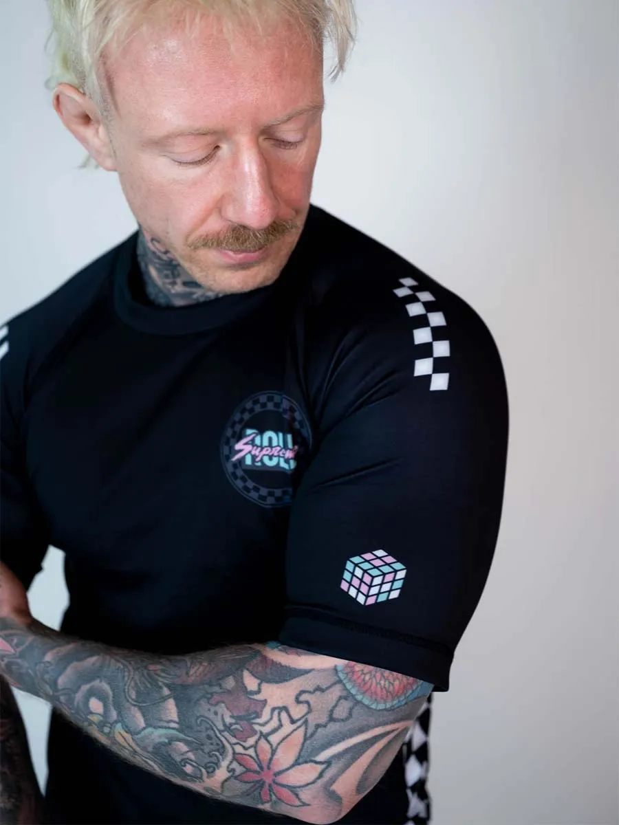 The Finisher Short Sleeve Rash Guard - Final Lap
