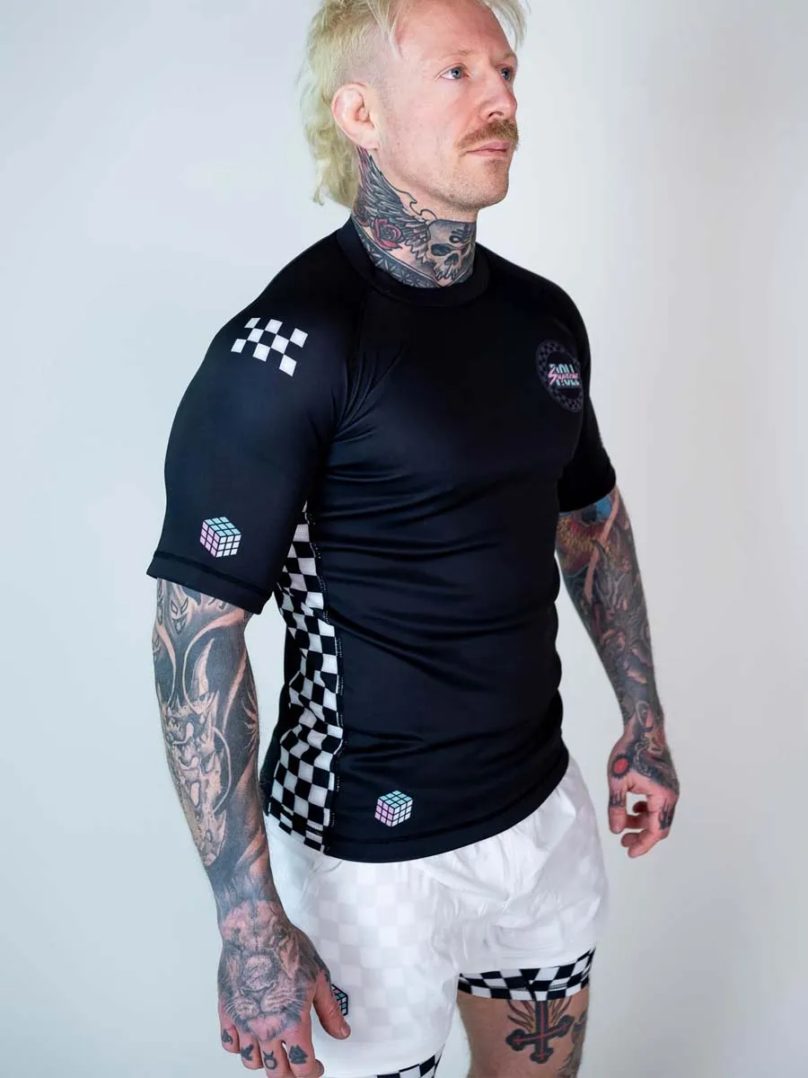 The Finisher Short Sleeve Rash Guard - Final Lap