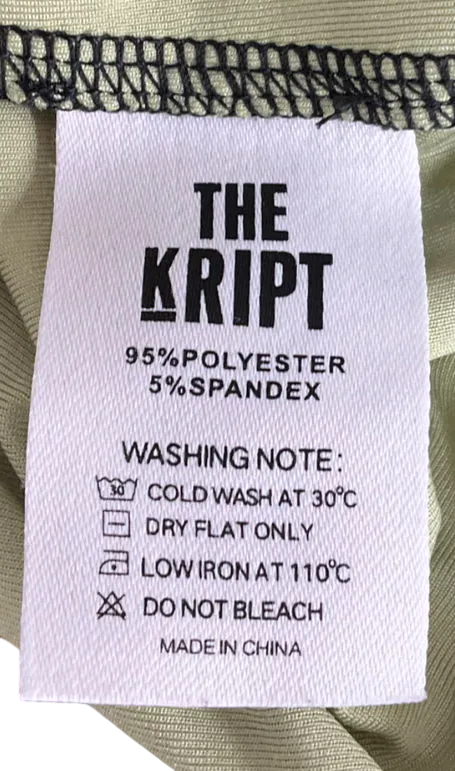 THE KRIPT Green Petrel Pants UK L