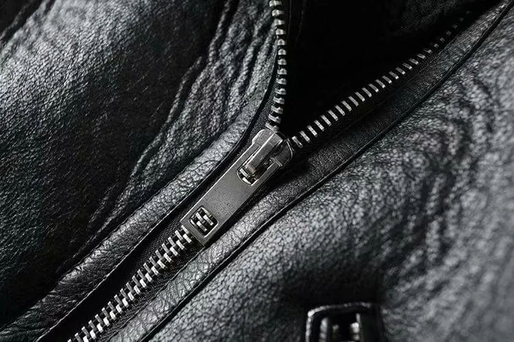 Winter Woman PU Faux Leather Jackets Sheepskin coats