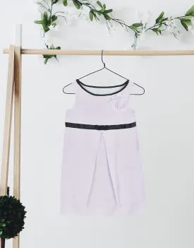 Zara Kid's Cotton Sleeveless Frock - Purple