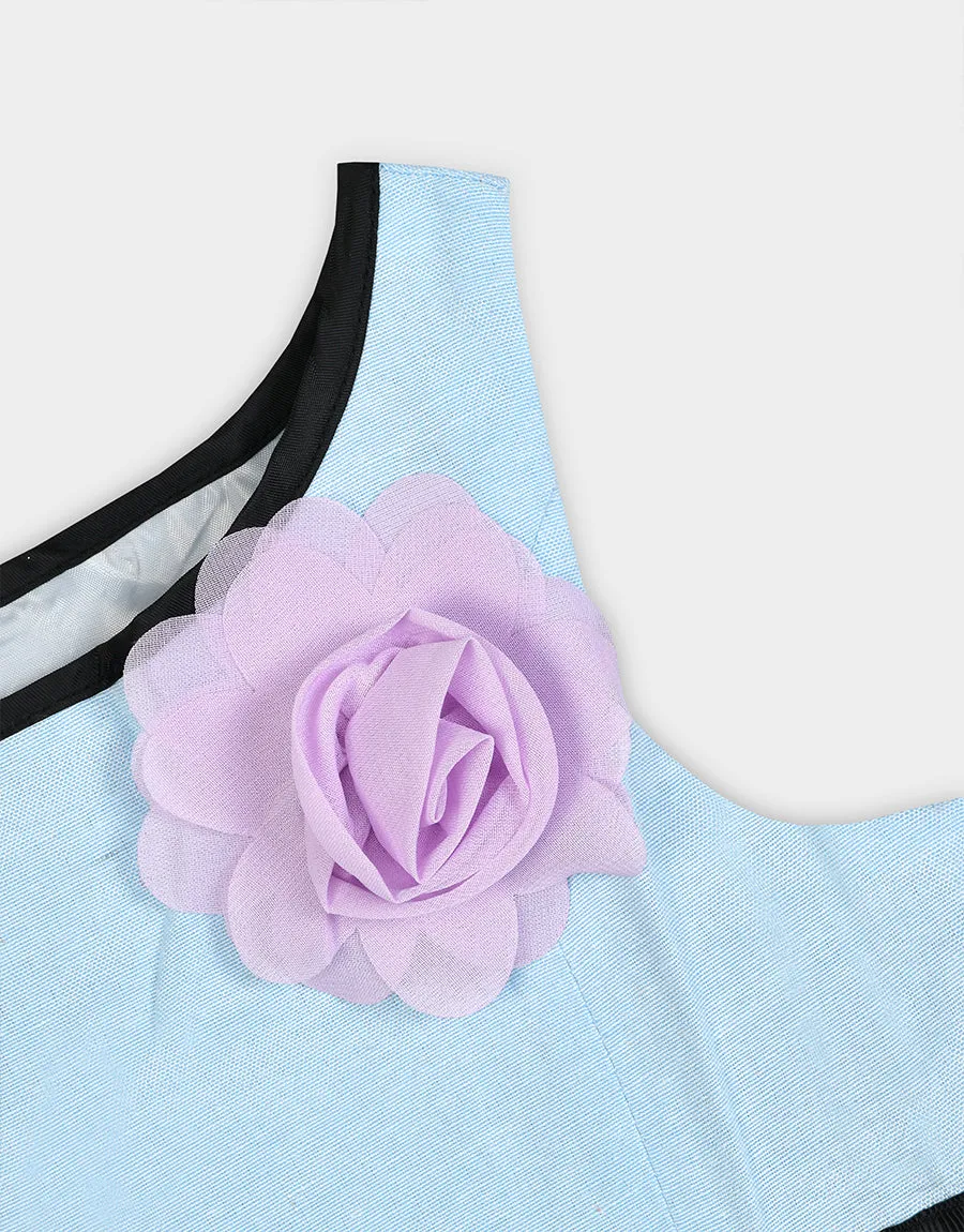 Zara Kid's Cotton Sleeveless Frock